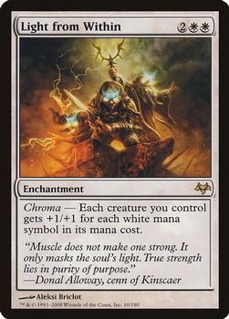 2008 Magic the Gathering Eventide #10 Light from Within Front