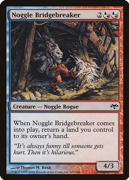 2008 Magic the Gathering Eventide #107 Noggle Bridgebreaker Front