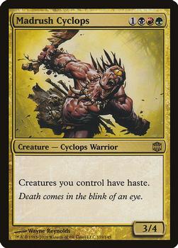 2009 Magic the Gathering Alara Reborn #119 Madrush Cyclops Front
