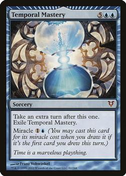 2012 Magic the Gathering Avacyn Restored #81 Temporal Mastery Front