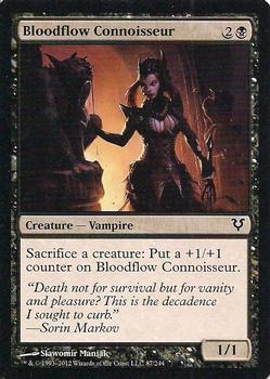 2012 Magic the Gathering Avacyn Restored #87 Bloodflow Connoisseur Front