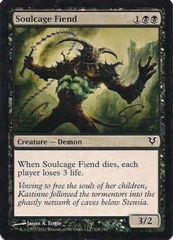 2012 Magic the Gathering Avacyn Restored #120 Soulcage Fiend Front