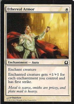 2012 Magic the Gathering Return to Ravnica #9 Ethereal Armor Front