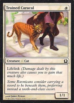 2012 Magic the Gathering Return to Ravnica #27 Trained Caracal Front