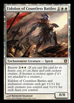 2014 Magic the Gathering Born of the Gods #7 Eidolon of Countless Battles Front