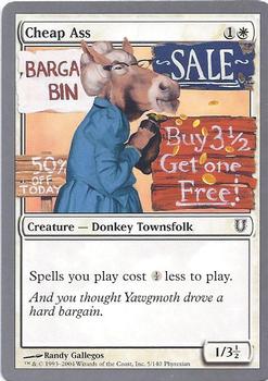 2004 Magic the Gathering Unhinged #5 Cheap Ass Front