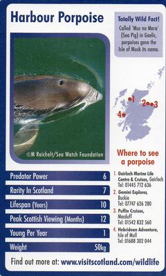 2007 Scottish Wildlife Trumps #NNO Harbour Porpoise Front