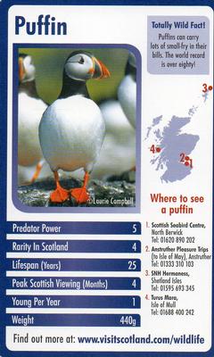 2007 Scottish Wildlife Trumps #NNO Puffin Front