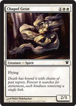 2011 Magic the Gathering Innistrad - Foil #7 Chapel Geist Front