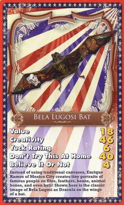 2008 Top Trumps Specials World of Weird! Ripley's Believe it or Not! #NNO Bela Lugosi Bat Front