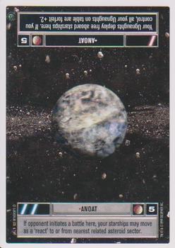 1999 Decipher Star Wars CCG Dagobah Unlimited #NNO Anoat Front