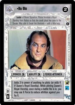 2001 Decipher Star Wars CCG Coruscant #NNO Ric Oliè Front
