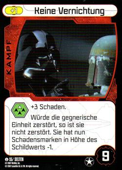 2007 Star Wars Pocketmodel TCG (German Version) - Specials #S5 No Disintegrations Front