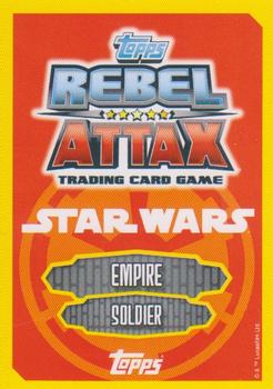 2015 Topps Star Wars Rebel Attax #36 Stormtrooper Back
