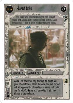 1998 Decipher Star Wars CCG A New Hope Unlimited #NNO Garouf Lafoe Front