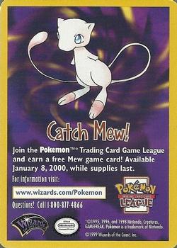 1999-03 Pokemon Wizards Black Star Promos #NNO Catch Mew! Front