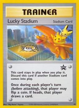 1999-03 Pokemon Wizards Black Star Promos #41 Lucky Stadium Front