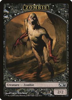 2012 Magic the Gathering 2013 Core Set - Tokens #5/11 Zombie Front