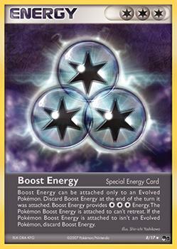 2007 Pokemon POP Series 5 #8/17 Boost Energy Front