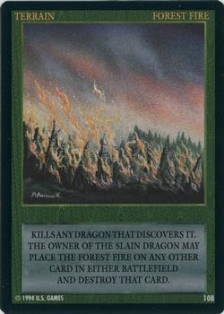 1995 U.S. Games Wyvern Premiere Limited #108 Forest Fire Front