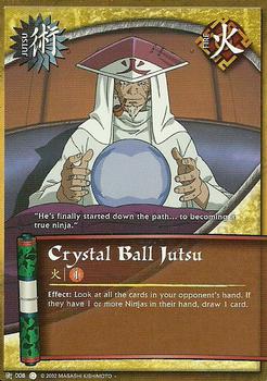 2006 Naruto Series 1: The Path to Hokage #PTHJ-008 Crystal Ball Jutsu Front