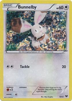 2014 Pokemon McDonald's Collection #10 Bunnelby Front