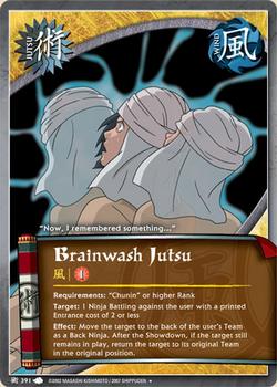 2009 Naruto Series 12: A New Chronicle #ANCJ-391 Brainwash Jutsu Front