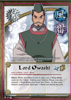 2010 Naruto Series 17: Will of Fire #WOFC-057 Lord Owashi Front