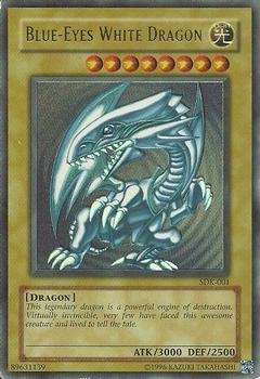 2002 Yu-Gi-Oh! Starter Deck: Kaiba #SDK-001 Blue-Eyes White Dragon Front