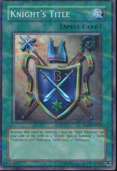 2004 Yu-Gi-Oh! Reshef of Destruction Promos #ROD-EN002a Knight's Title Front