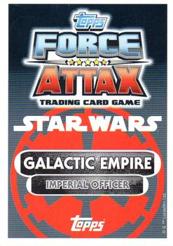 2016 Topps Force Attax Star Wars The Force Awakens #42 Lieutenant Sheckil Back
