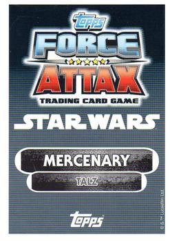 2016 Topps Force Attax Star Wars The Force Awakens #68 Muftak Back