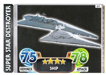 2016 Topps Force Attax Star Wars The Force Awakens #89 Super Star Destroyer Front