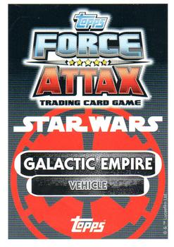 2016 Topps Force Attax Star Wars The Force Awakens #97 AT-AT Walker Back