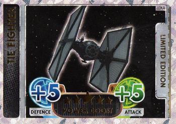 2016 Topps Force Attax Star Wars The Force Awakens - Limited Edition #LE-MA TIE Fighter Front