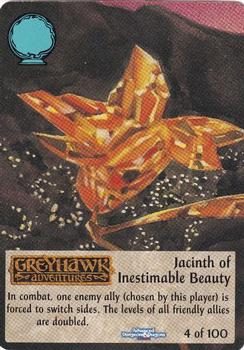 1995 TSR Spellfire Master the Magic Artifacts #4 Jacinth of Inestimable Beauty Front