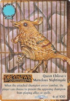 1995 TSR Spellfire Master the Magic Artifacts #6 Queen Ehlissa's Marvelous Nightingale Front