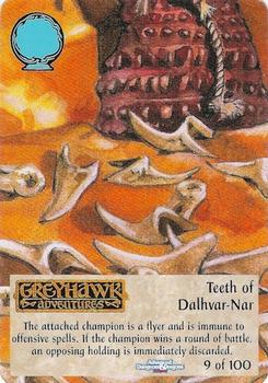 1995 TSR Spellfire Master the Magic Artifacts #9 Teeth of Dalhvar-Nar Front