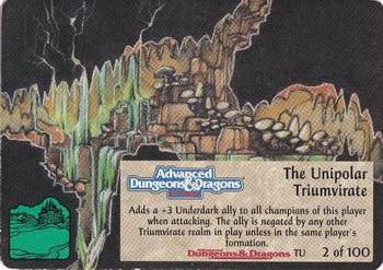 1995 TSR Spellfire Master the Magic The Underdark #2 Unipolar Triumvirate, The Front