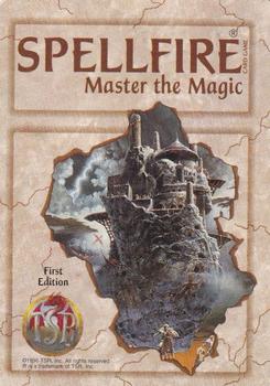 1995 TSR Spellfire Master the Magic The Underdark #4 Bipolar Triumvirate, The Back