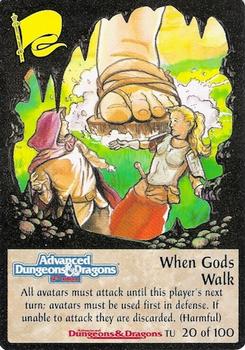 1995 TSR Spellfire Master the Magic The Underdark #20 When God's Walk Front