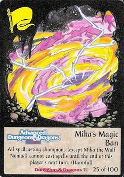 1995 TSR Spellfire Master the Magic The Underdark #25 Mika's Magic Ban Front