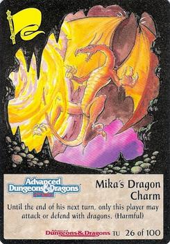 1995 TSR Spellfire Master the Magic The Underdark #26 Mika's Dragon Charm Front