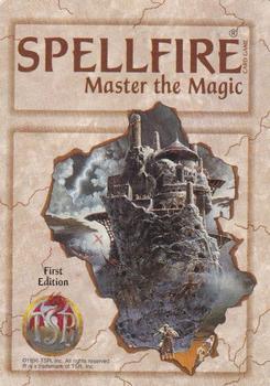 1996 TSR Spellfire Master the Magic - Runes & Ruins #10 Hidden Shrine of Tamoachan, The Back