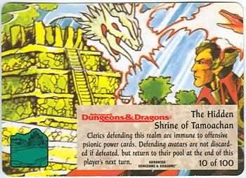 1996 TSR Spellfire Master the Magic - Runes & Ruins #10 Hidden Shrine of Tamoachan, The Front