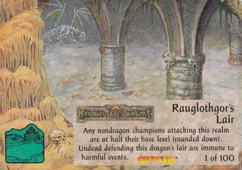 1996 TSR Spellfire Master the Magic - Draconomicon #1 Rauglothgor's Lair Front
