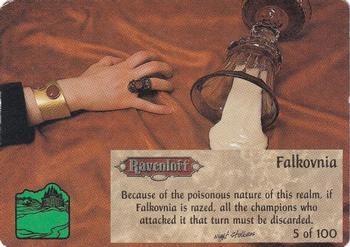 1996 TSR Spellfire Master the Magic - Nightstalkers #5 Falkovnia Front