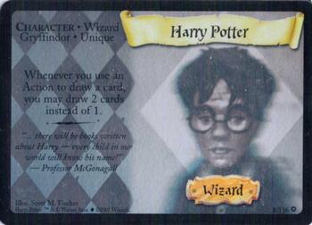2001 Wizards Harry Potter TCG - Holo Portrait #8 Harry Potter Front