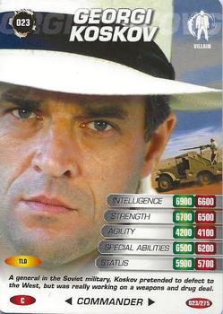 2007 007 Spy Cards Commander #23 Georgi Koskov Front