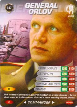 2007 007 Spy Cards Commander #147 General Orlov Front
